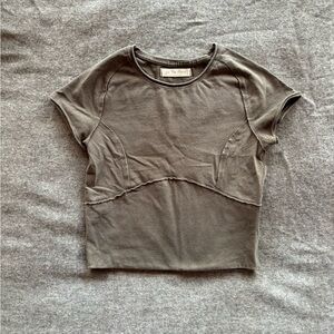 We The Free Cotton Cropped Tee